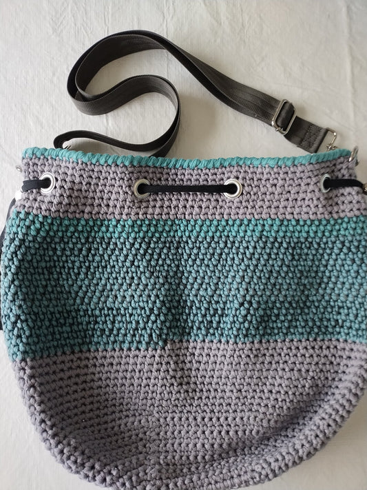 Purse, Crochet Bucket Bag - 1