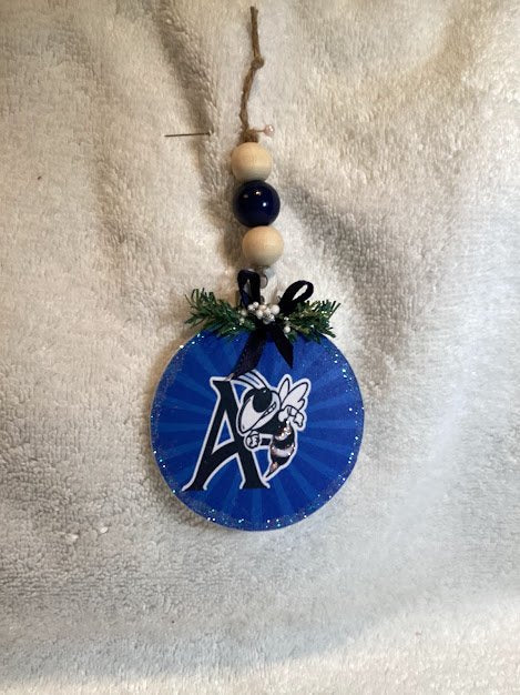 Ornament Aynor Blue Jackets Christmas - 1