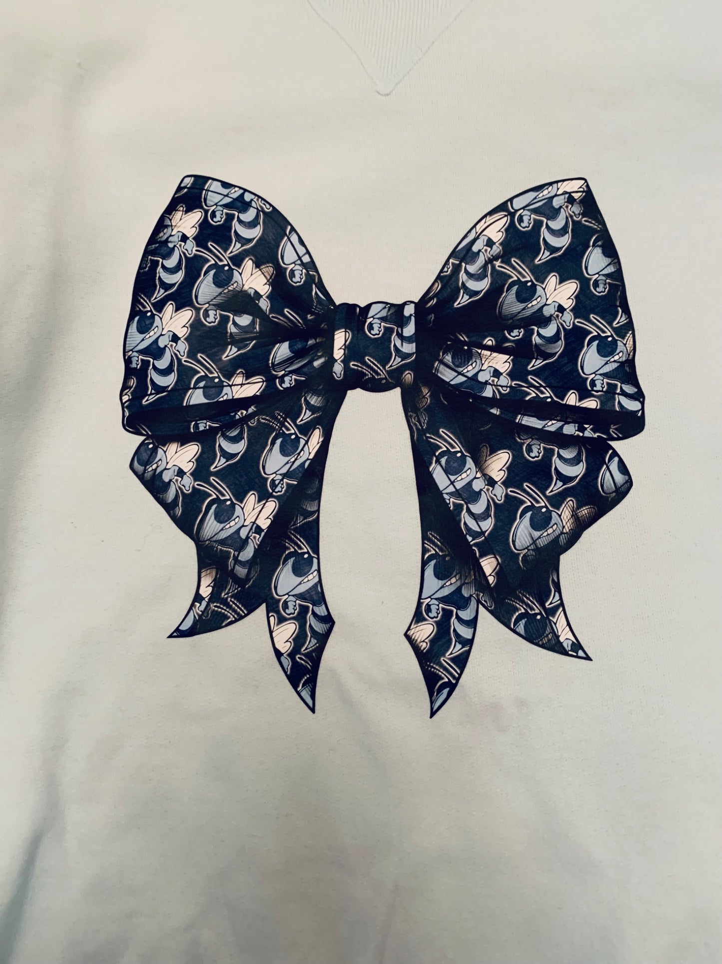 Aynor Blue Jackets Bow sweatshirt  - 1