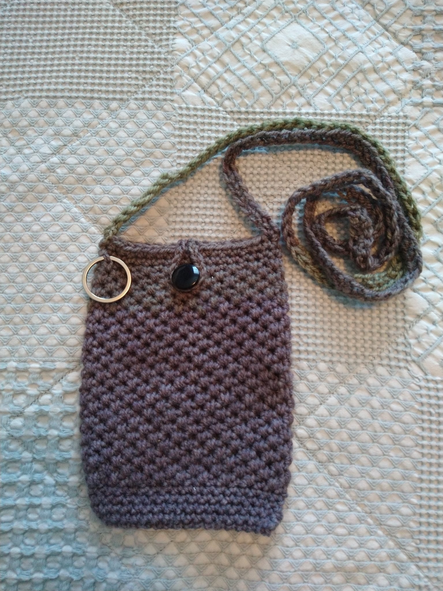 Cell phone crochet bag g - 1