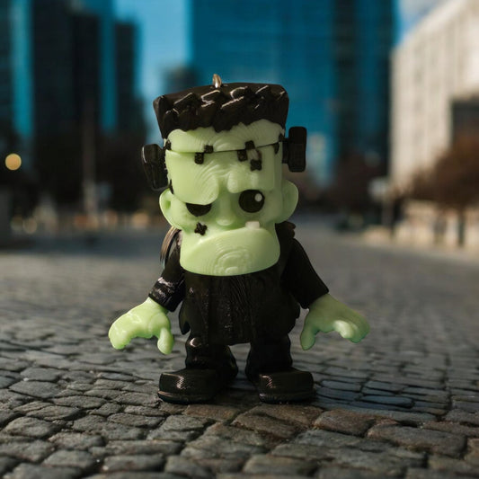 Glow-in-the-Dark Frankenstein Keychain - 1