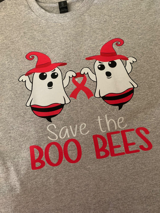 Save the BOO BEES gray T - 1