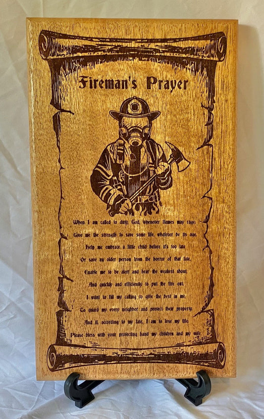 Fireman's Prayer Scroll - 1