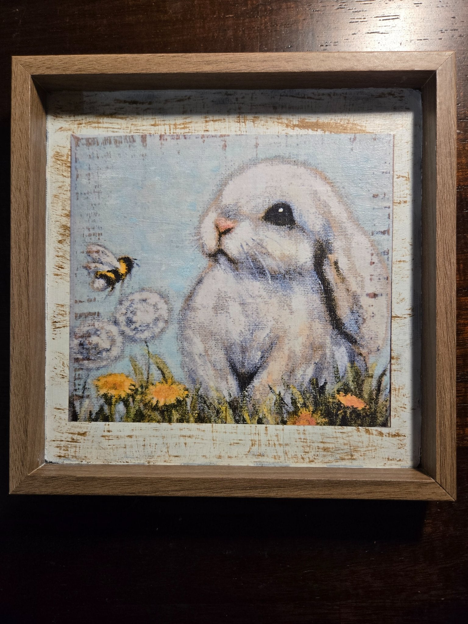 Bunny Box Frame Picture - 1