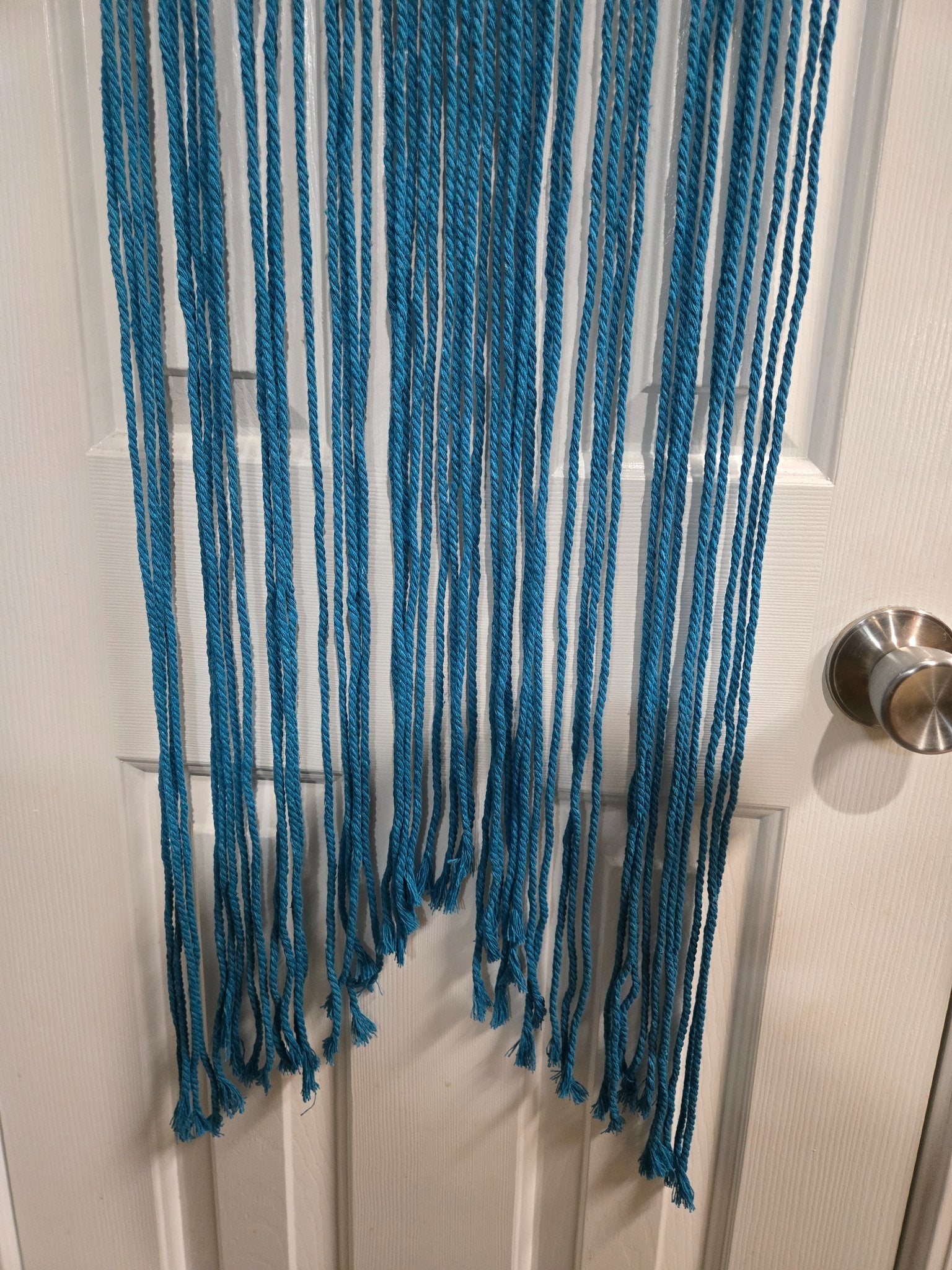 Macrame Wall Hanging  - Teal - 4