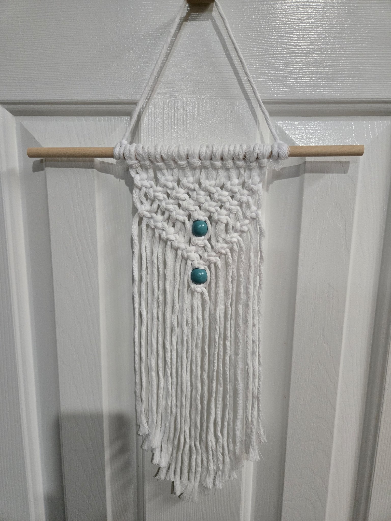 Macrame Wall Hanging  - White - 4