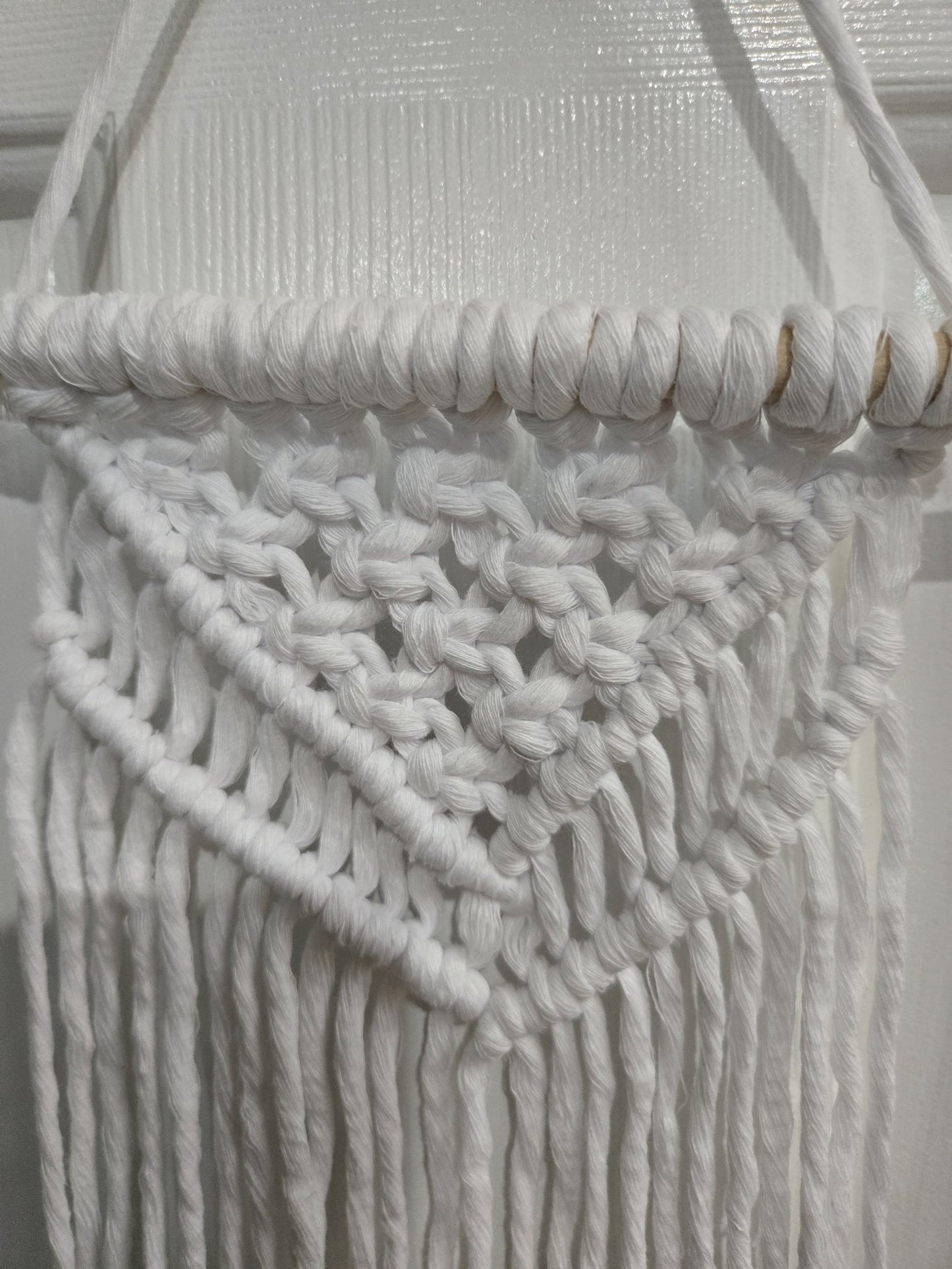 Macrame Wall Hanging  - White - 1