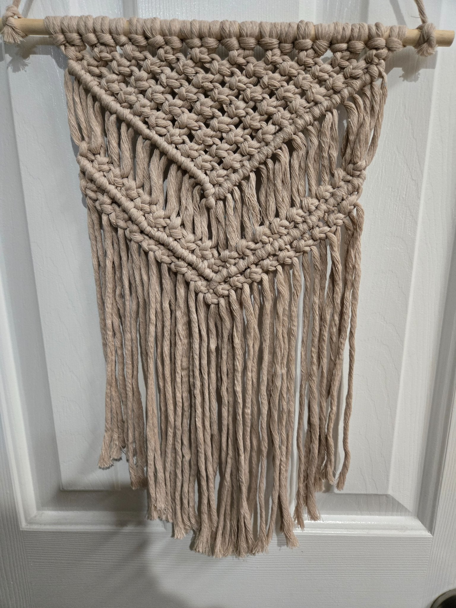 Macrame Wall Hanging - Tan  - 1