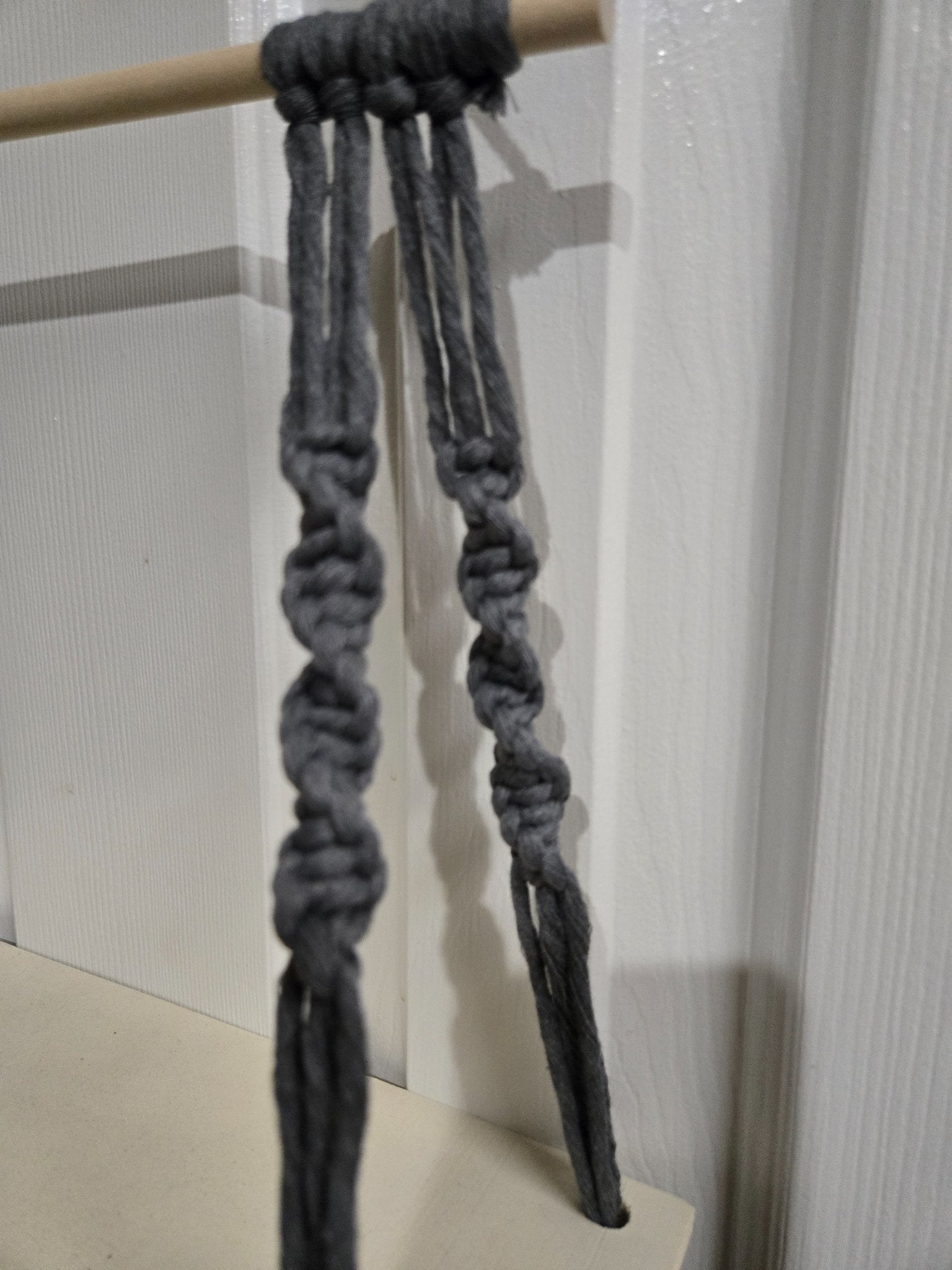 Macrame Shelf - Gray - 3