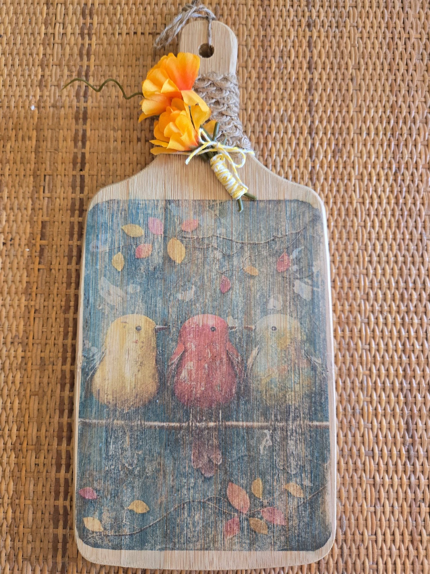 Cutting Board - Rustic Birds - 2