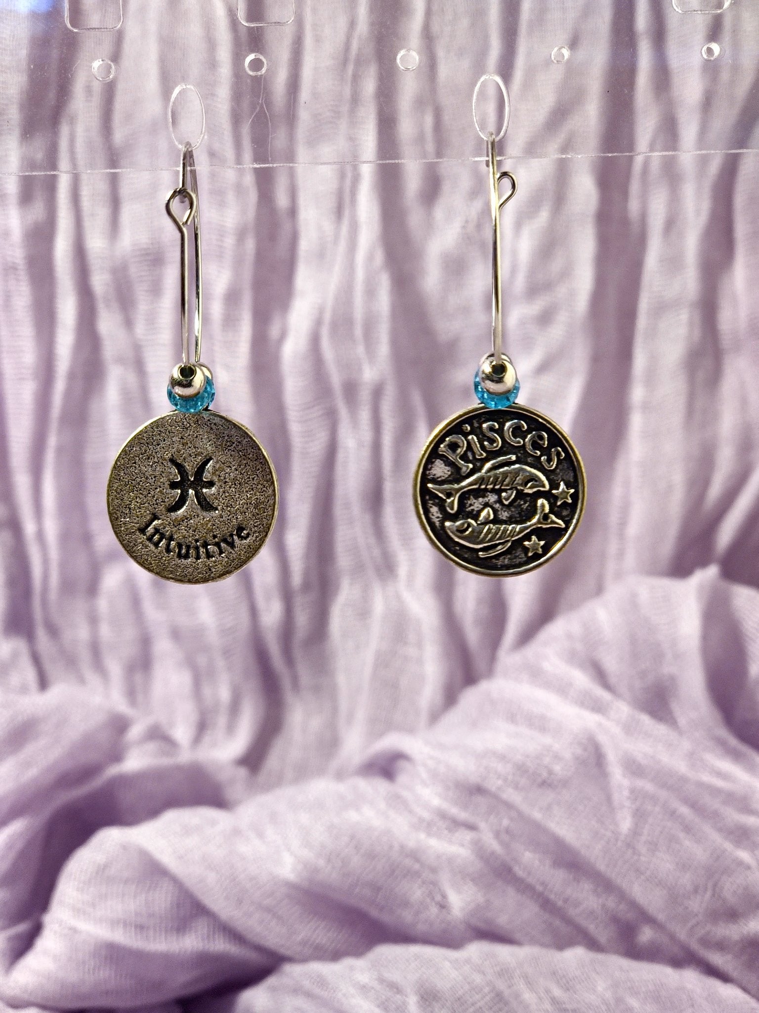 Pisces - Power Color Lt. Blue Earrings - 2