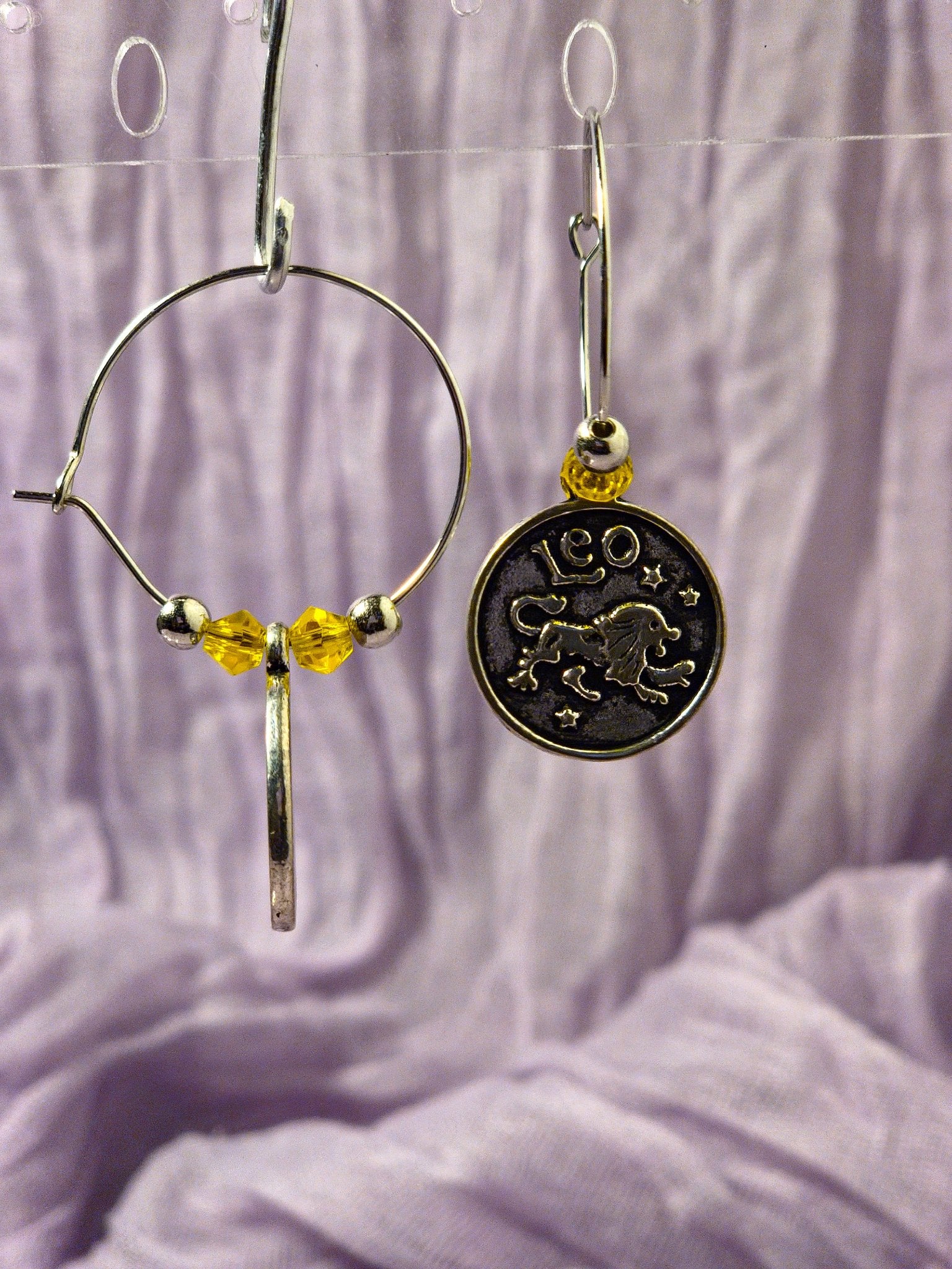 Leo - Power Color Yellow Earrings - 1