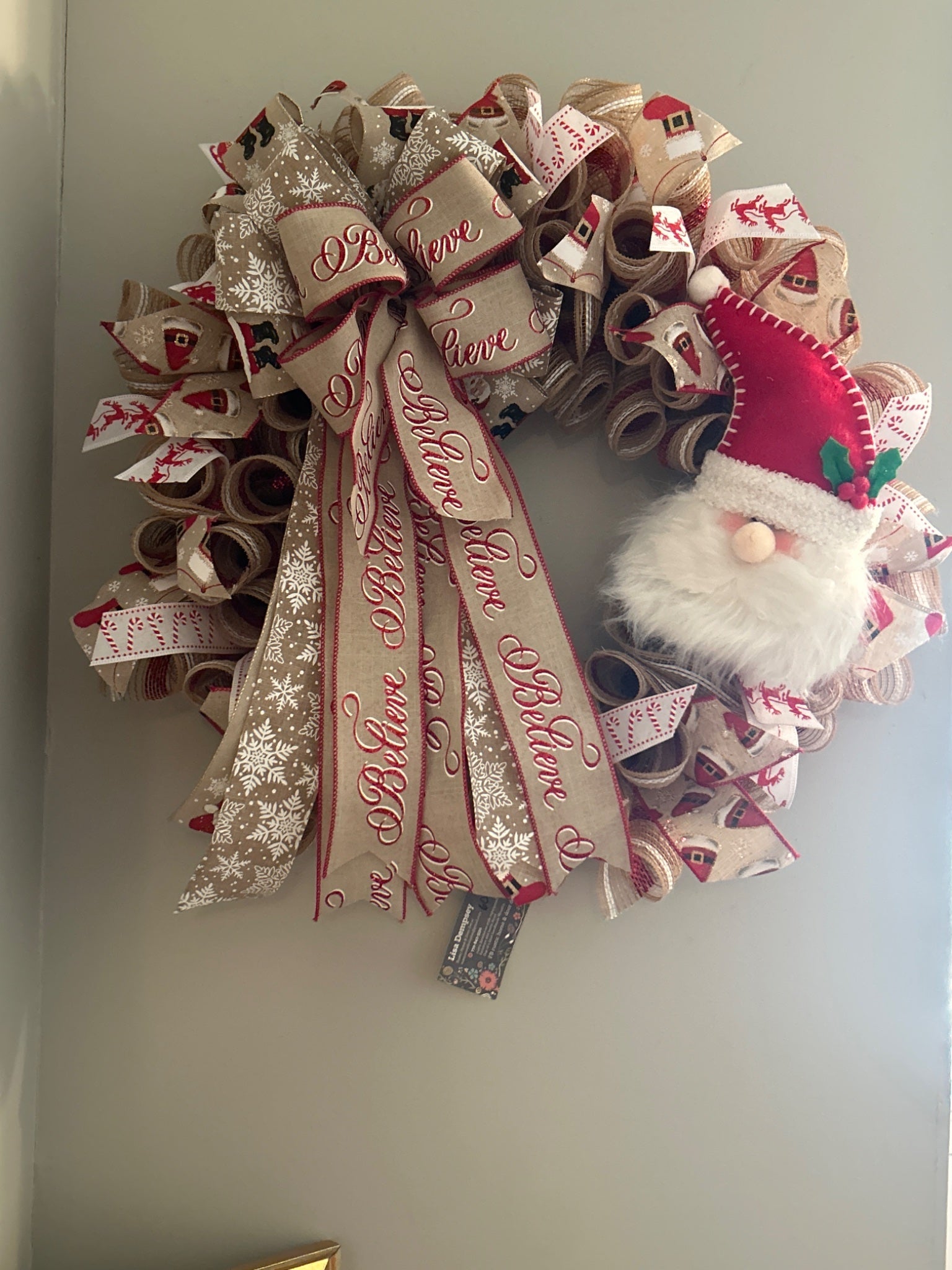 Santa Wreath - 1