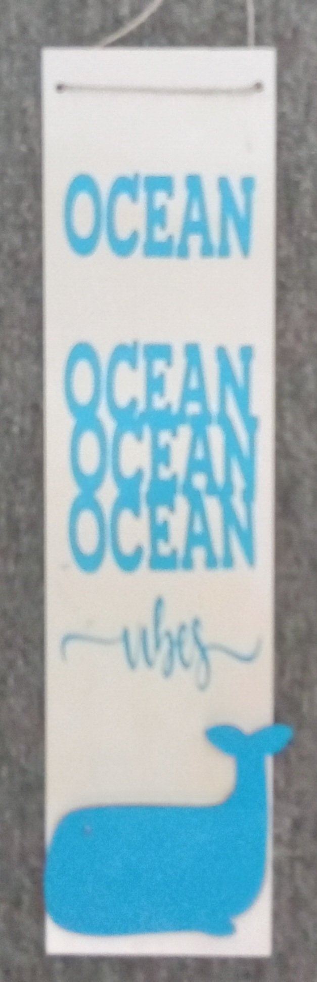 Ocean vibes woodensign - 1