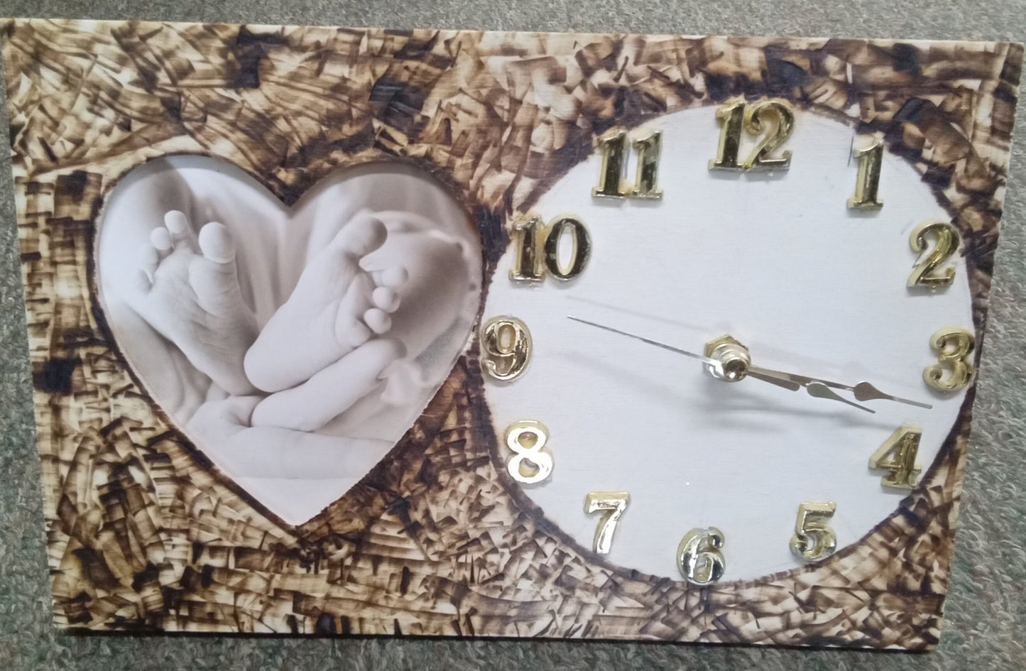 Picture frame  clock  - 1