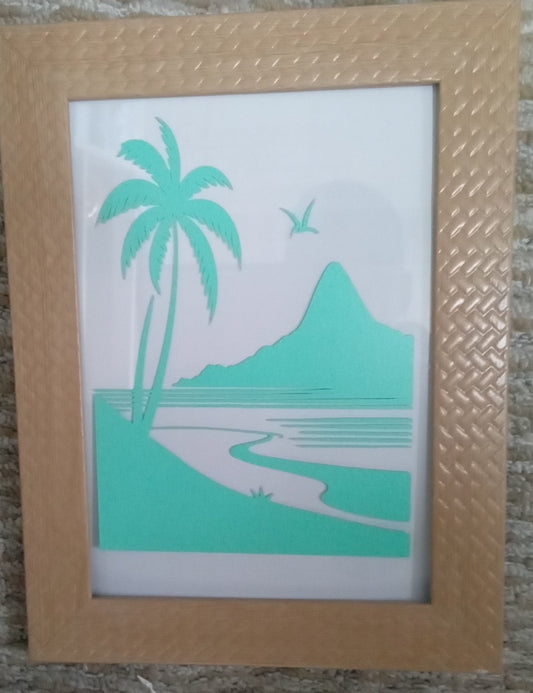 Palm tree frame - 1