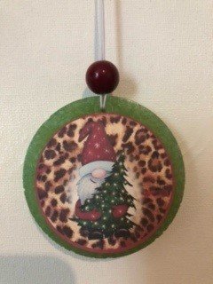 Air Freshener- Christmas Gnome Image 2- Christmas Cookies Scent - 1