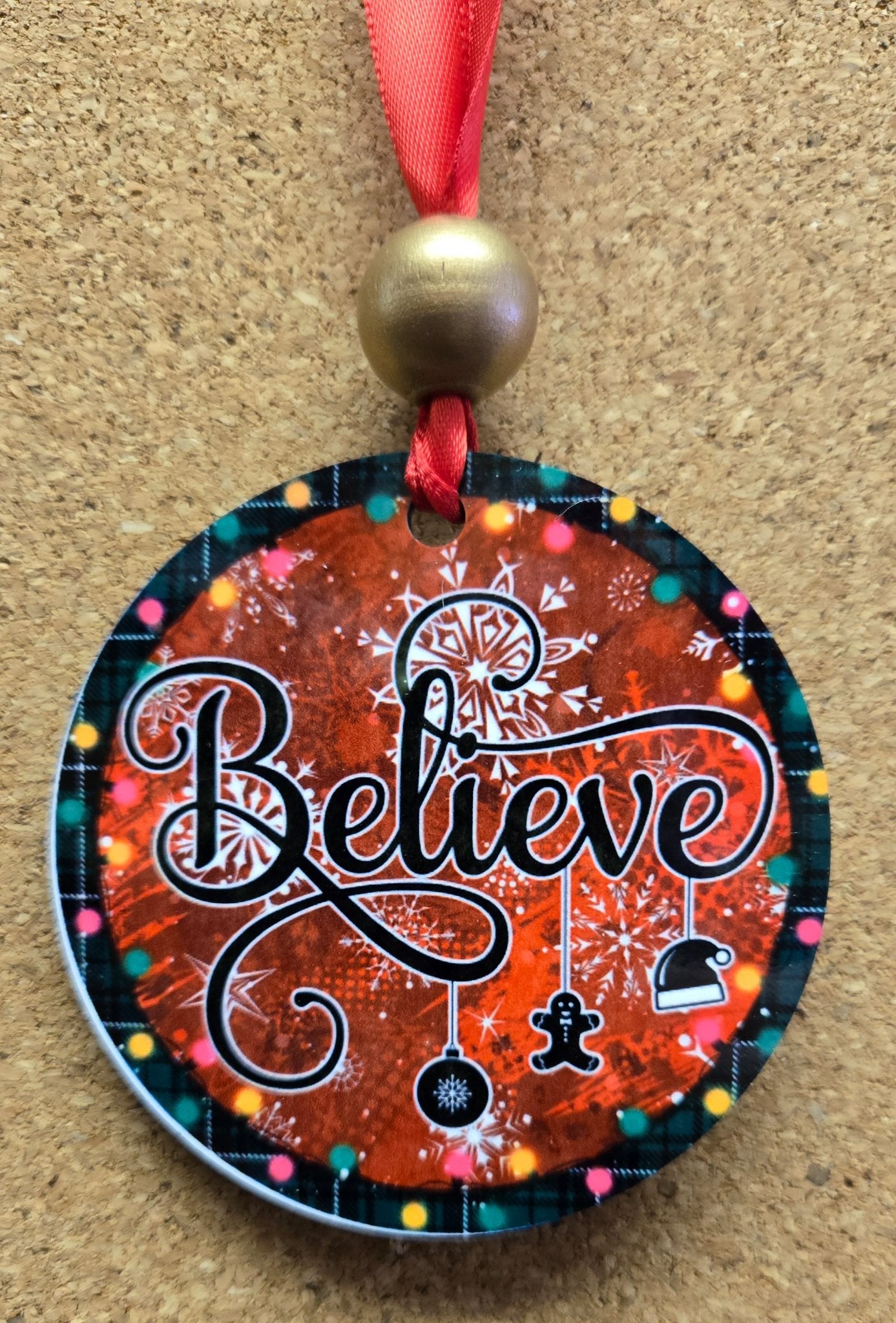 Round Christmas Ornament - 6