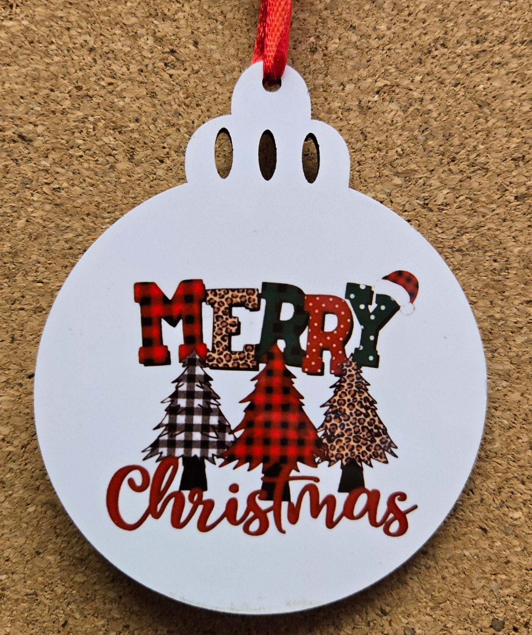 Round Christmas Ornament - 9