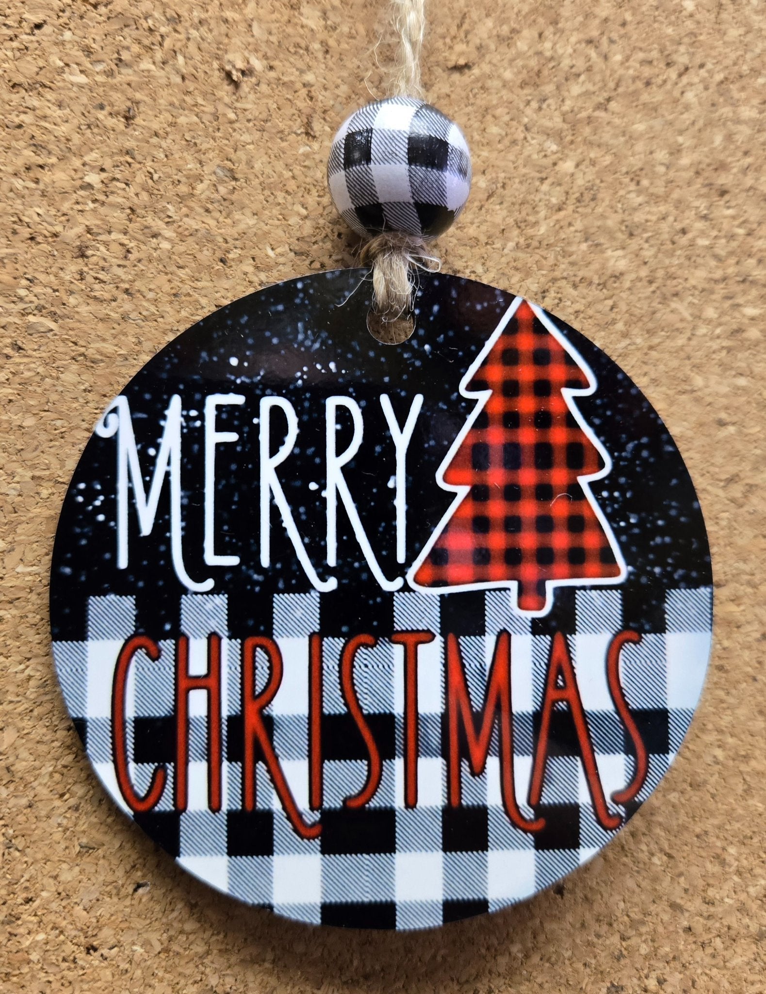 Round Christmas Ornament - 10