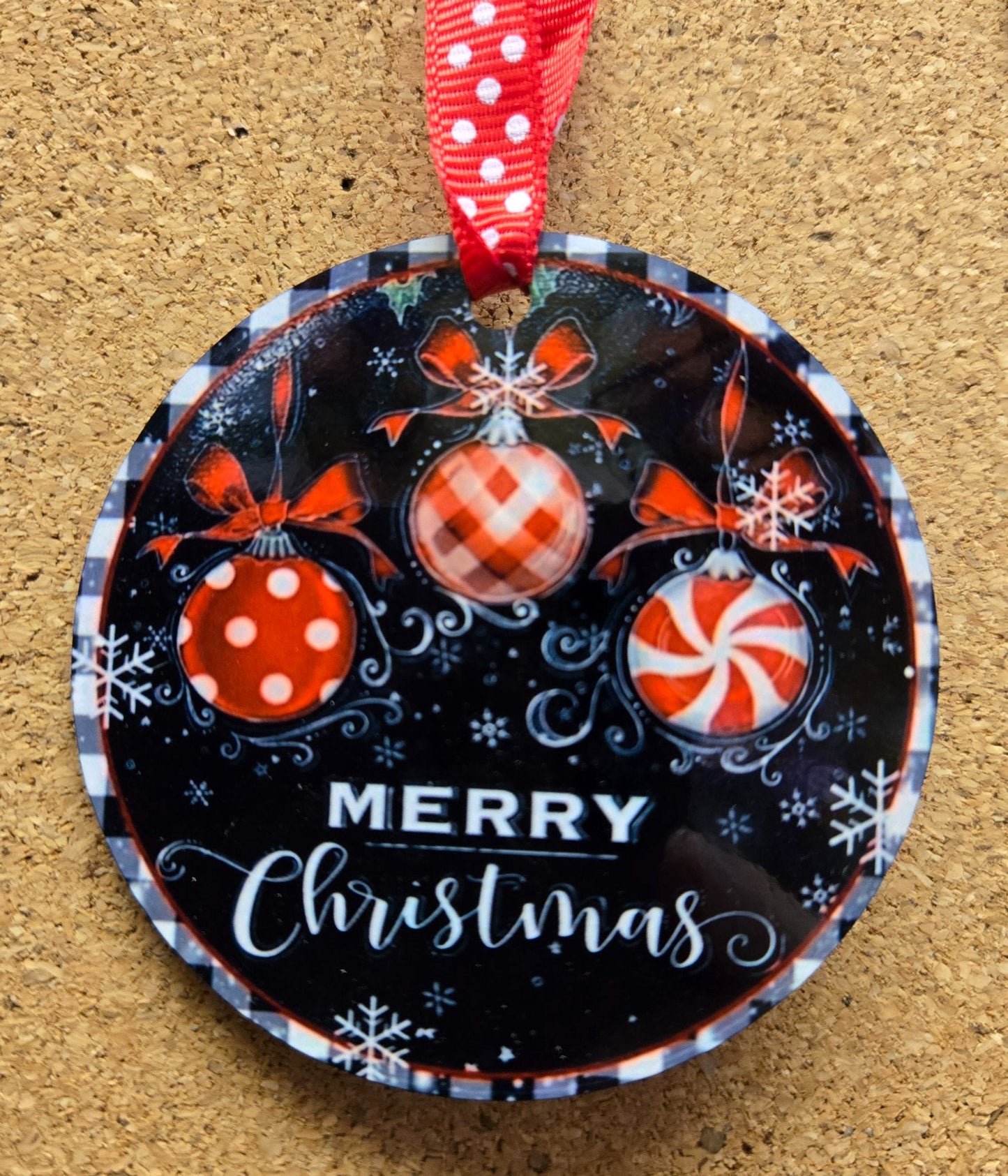 Round Christmas Ornament - 11