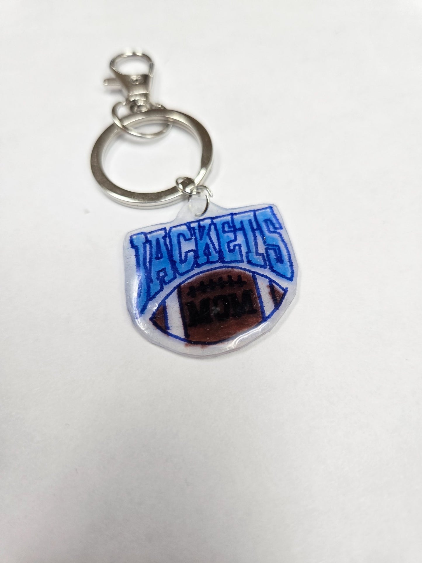 Keychain-Jackets Football mom - 1