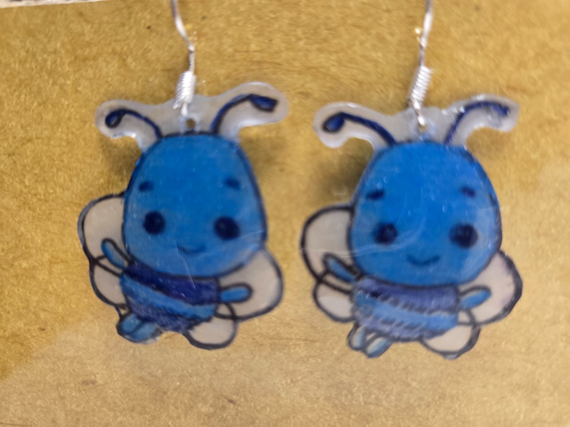 Earrings- Lil Blue Bee - 1