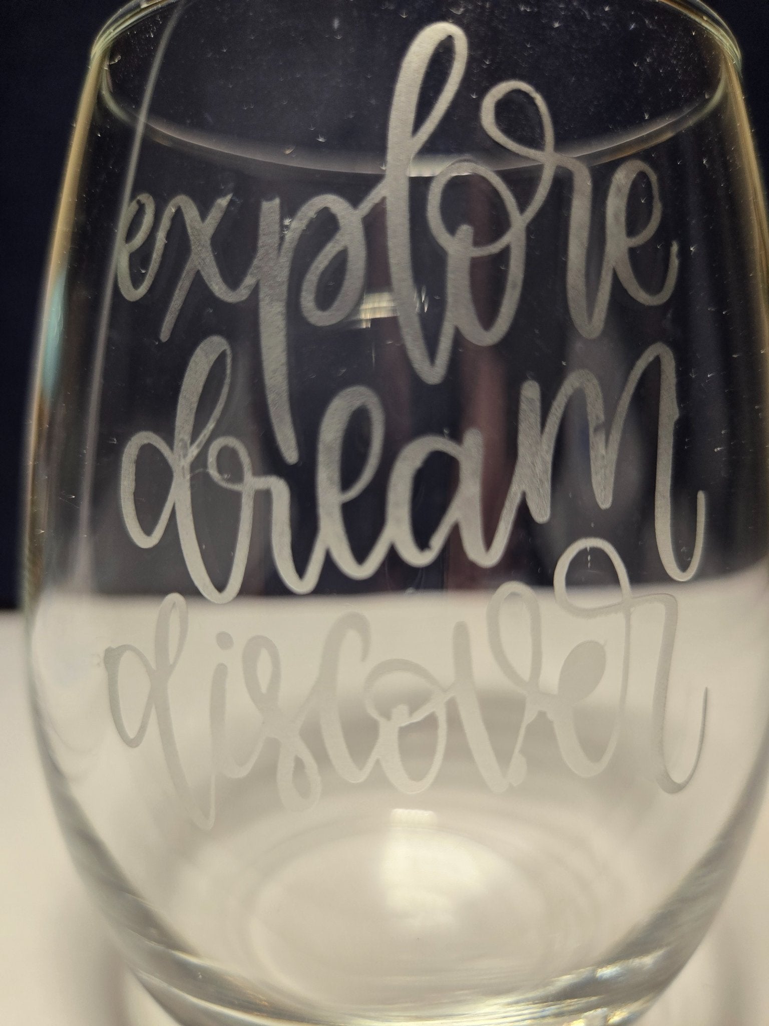 Etched Stemless-Explore - 1