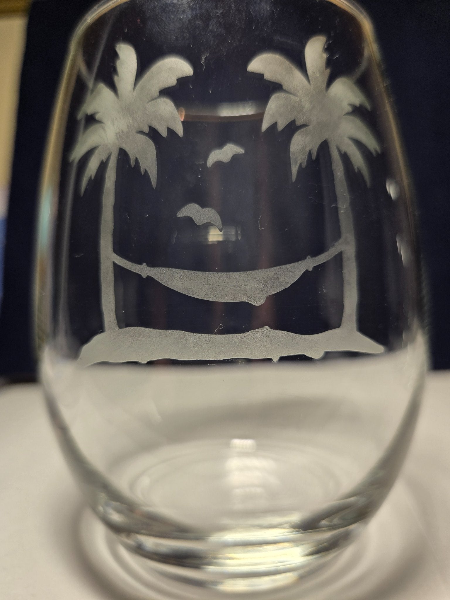 Etched Stemless-Palm - 1