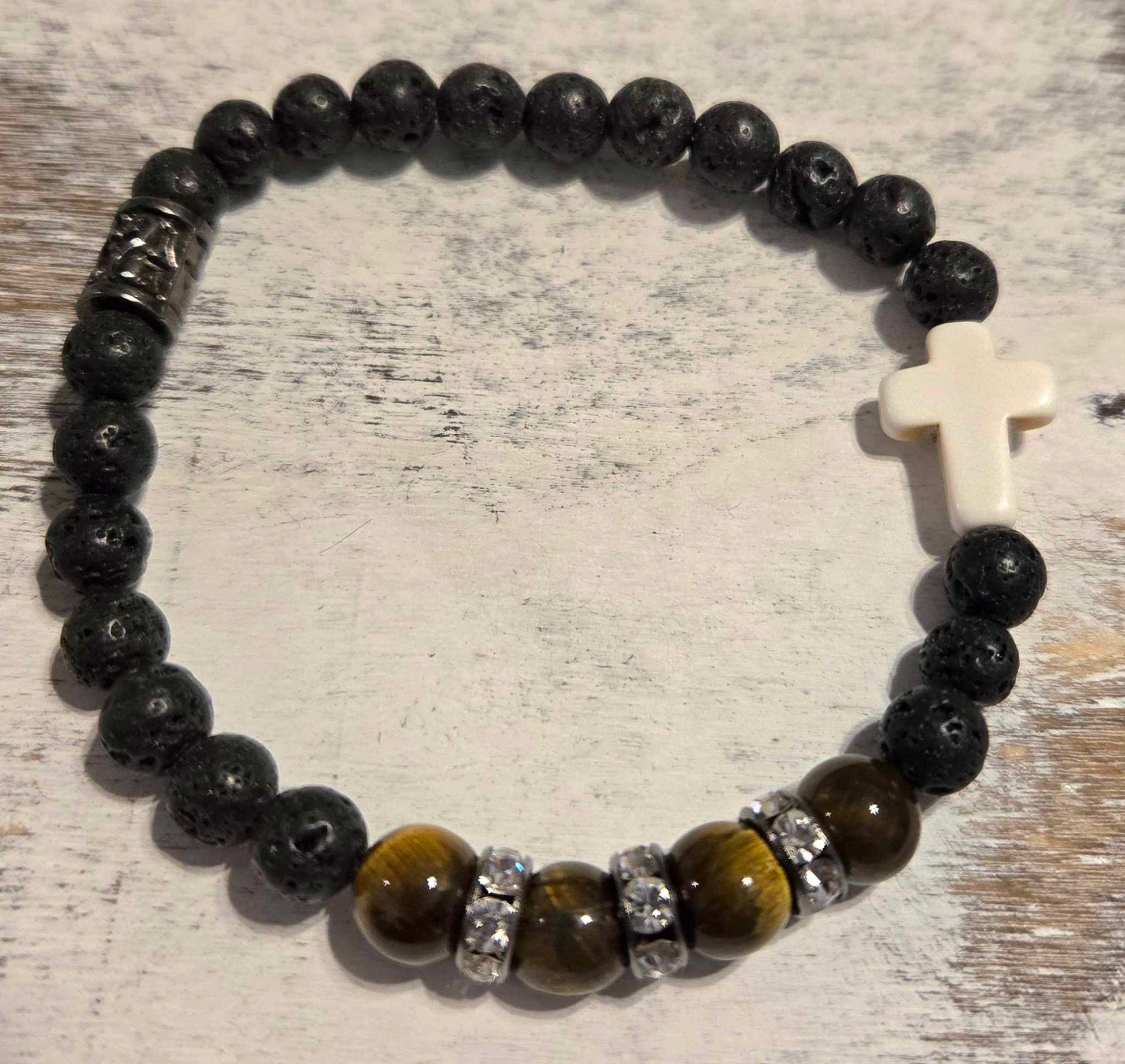 Aromatherapy Cross Bracelet - 5