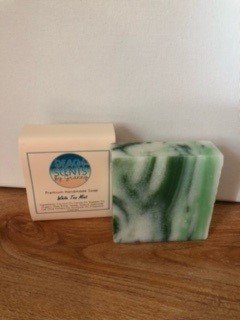 White Tea Mint HandCrafted Soap - 1