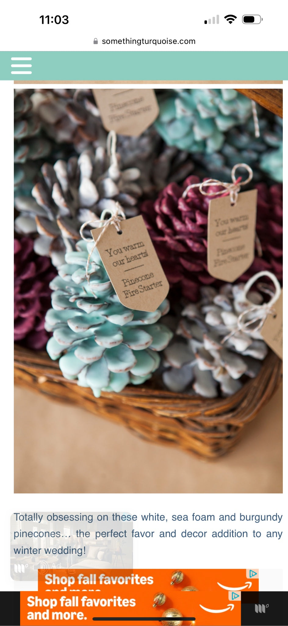 Hand Dipped Pinecone Fire Starters in Soy Wax - 2