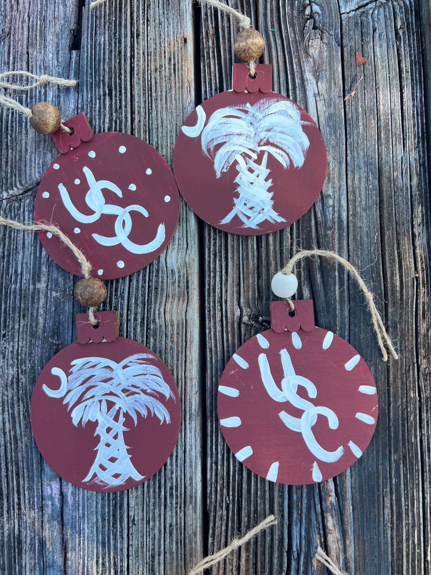 USC ornaments set of 4 - 1