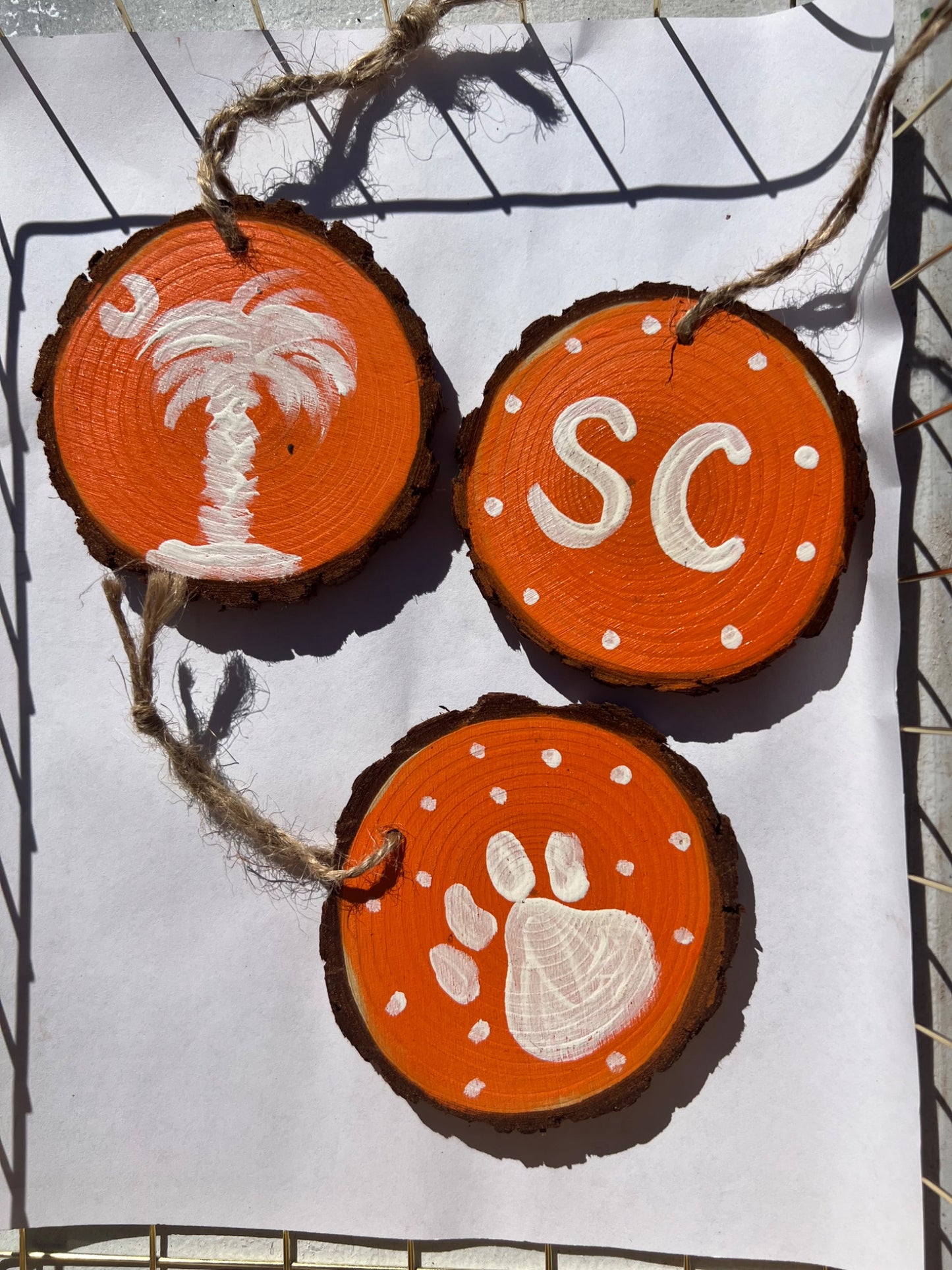 Clemson wood slice  - 1