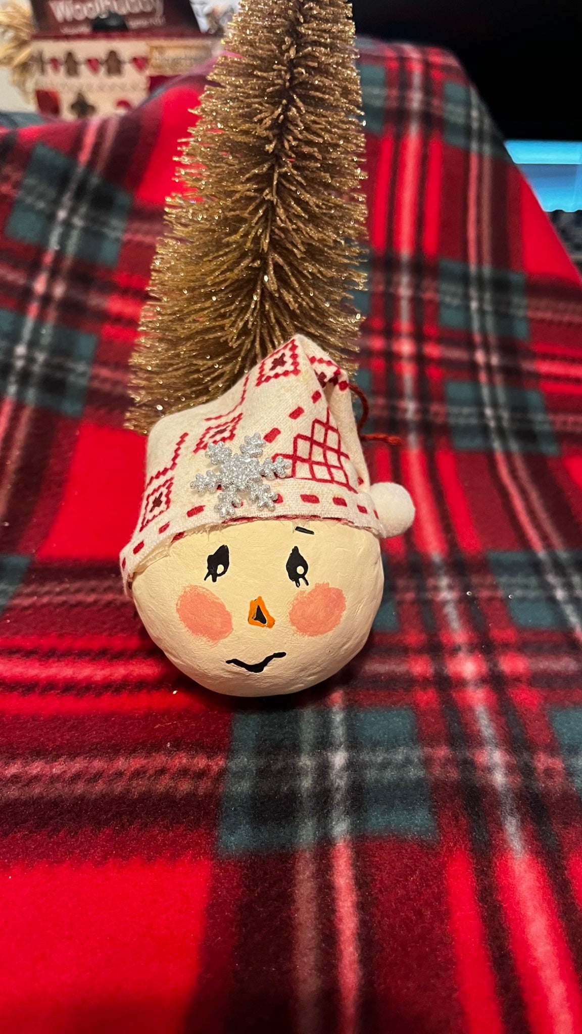 Christmas Snowman ornament - 1