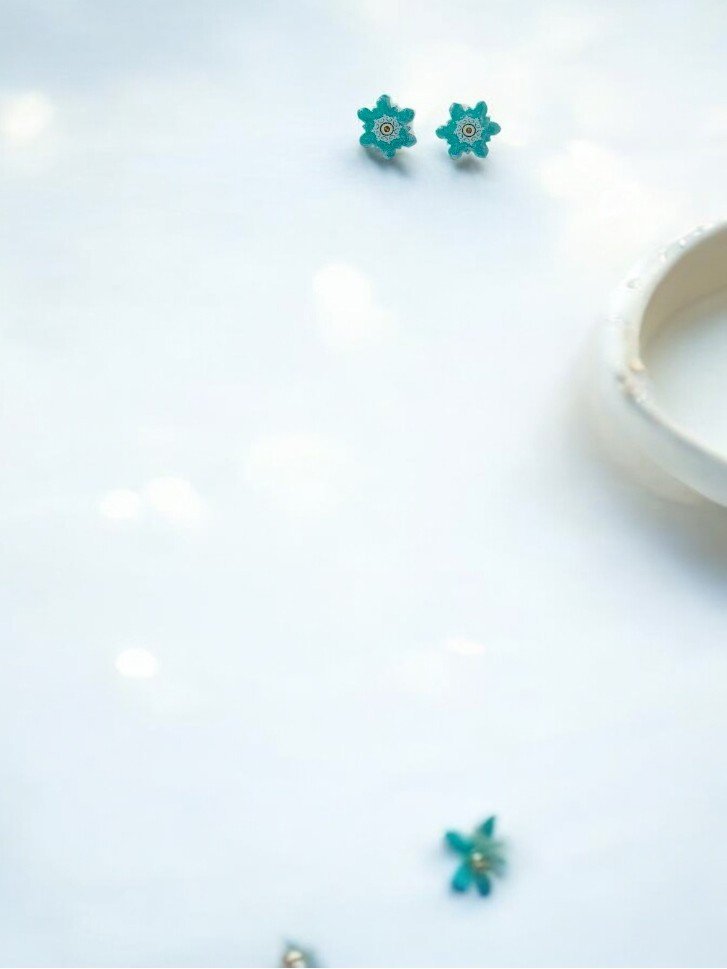 Snow Flake Studs - 2