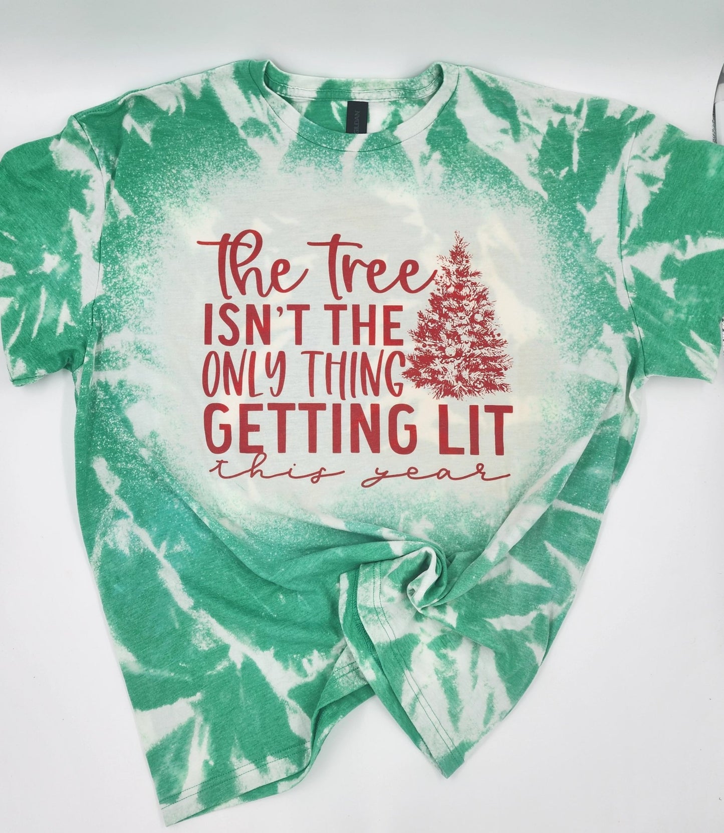 The tree isn't the only thing getting lit shirt - 1