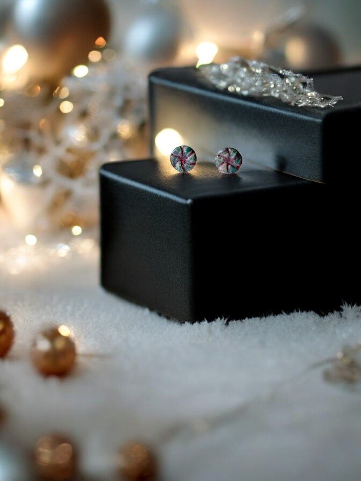 Christmas Candy - Studs - 2