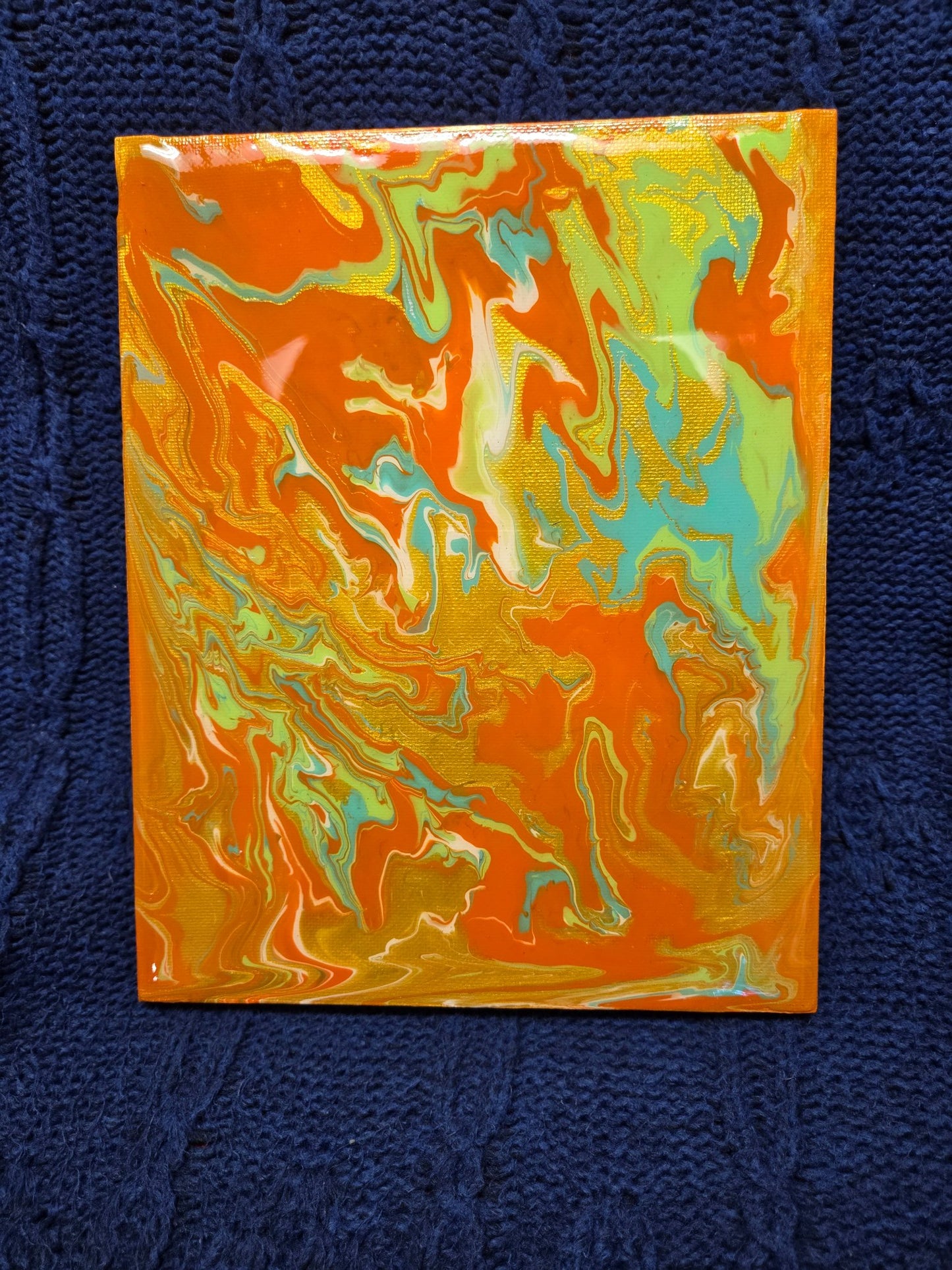 Canvas-Orange&Teal - 2