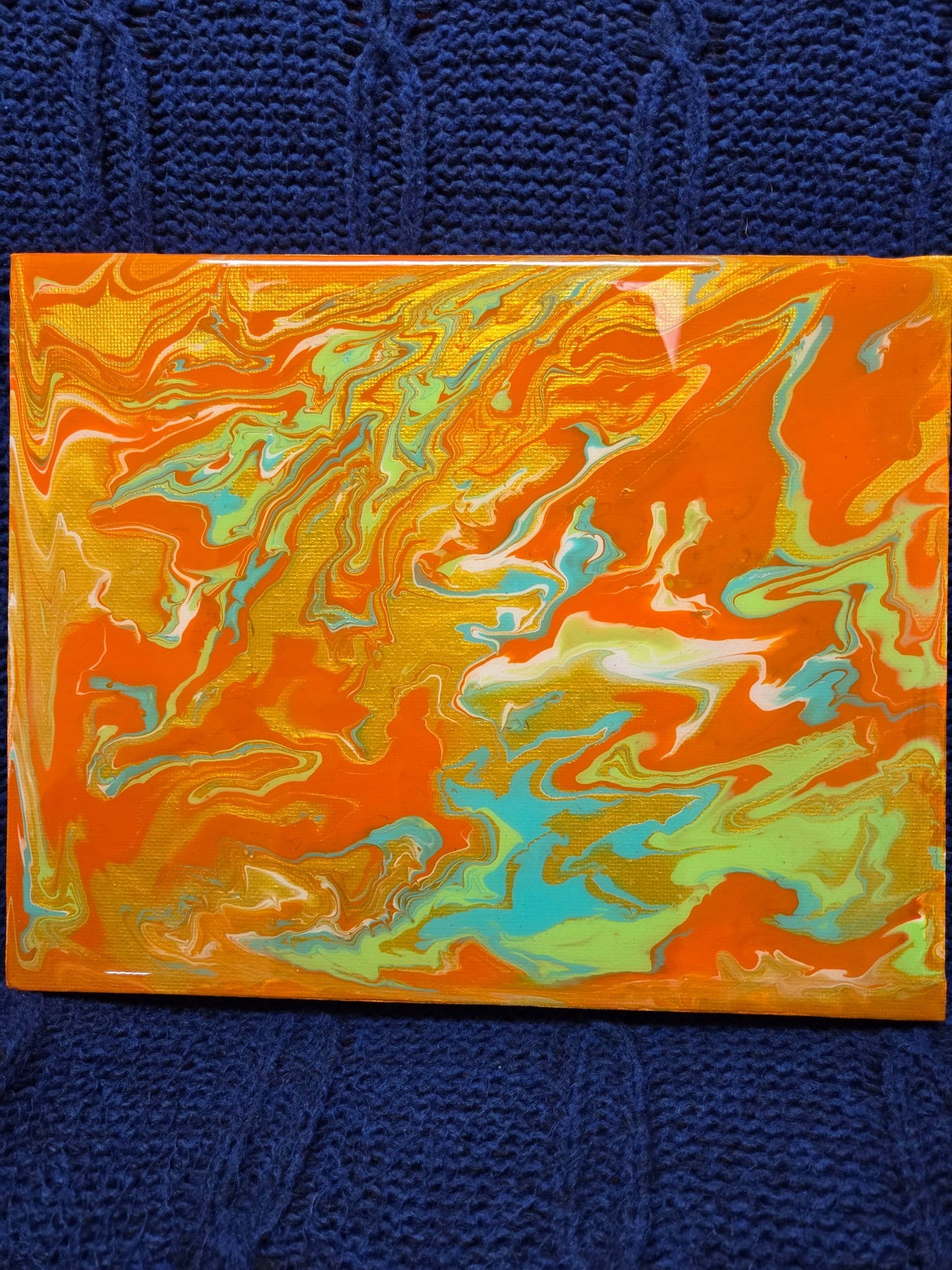 Canvas-Orange&Teal - 3