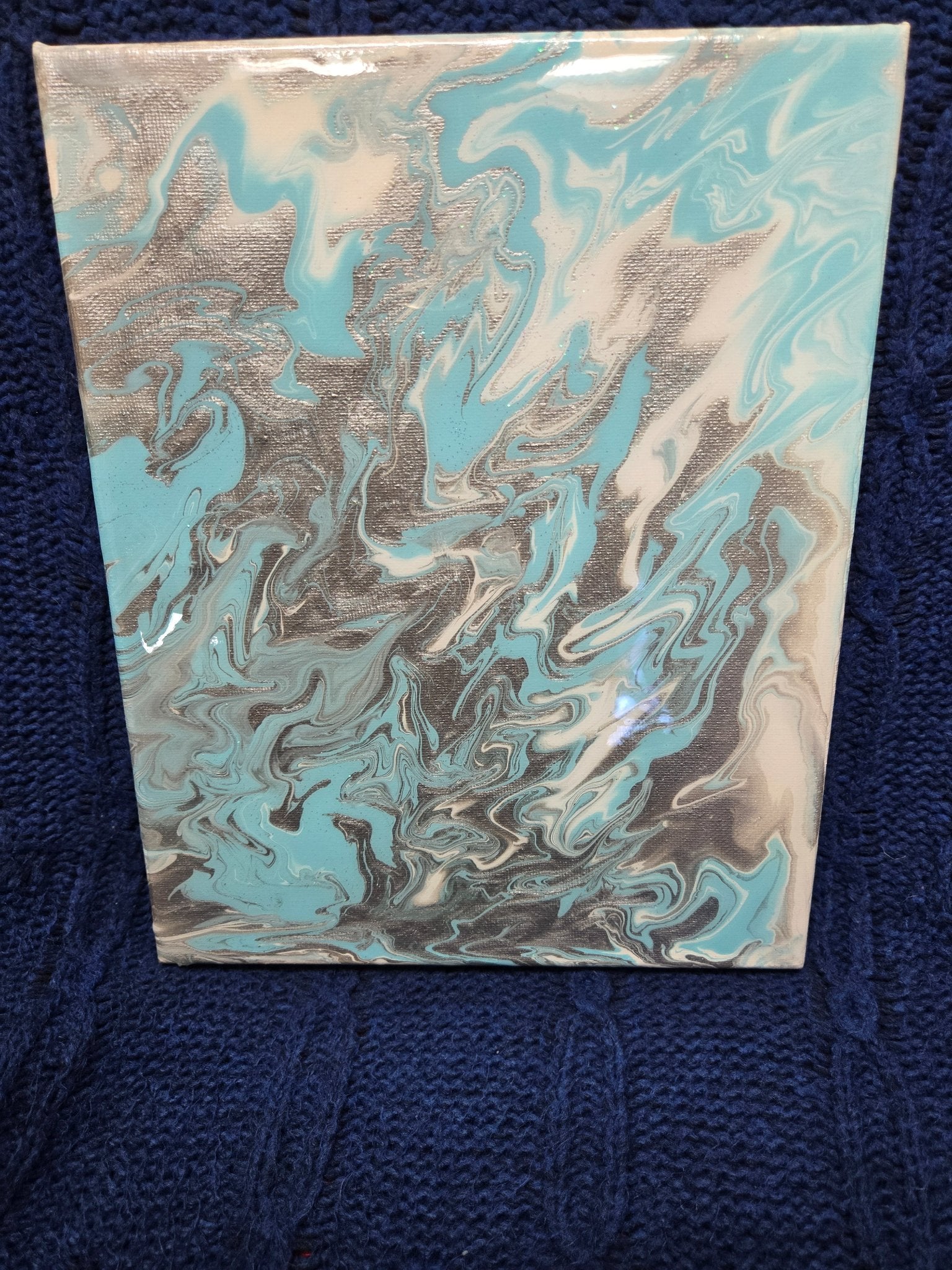 Canvas- Blue&Silver - 3