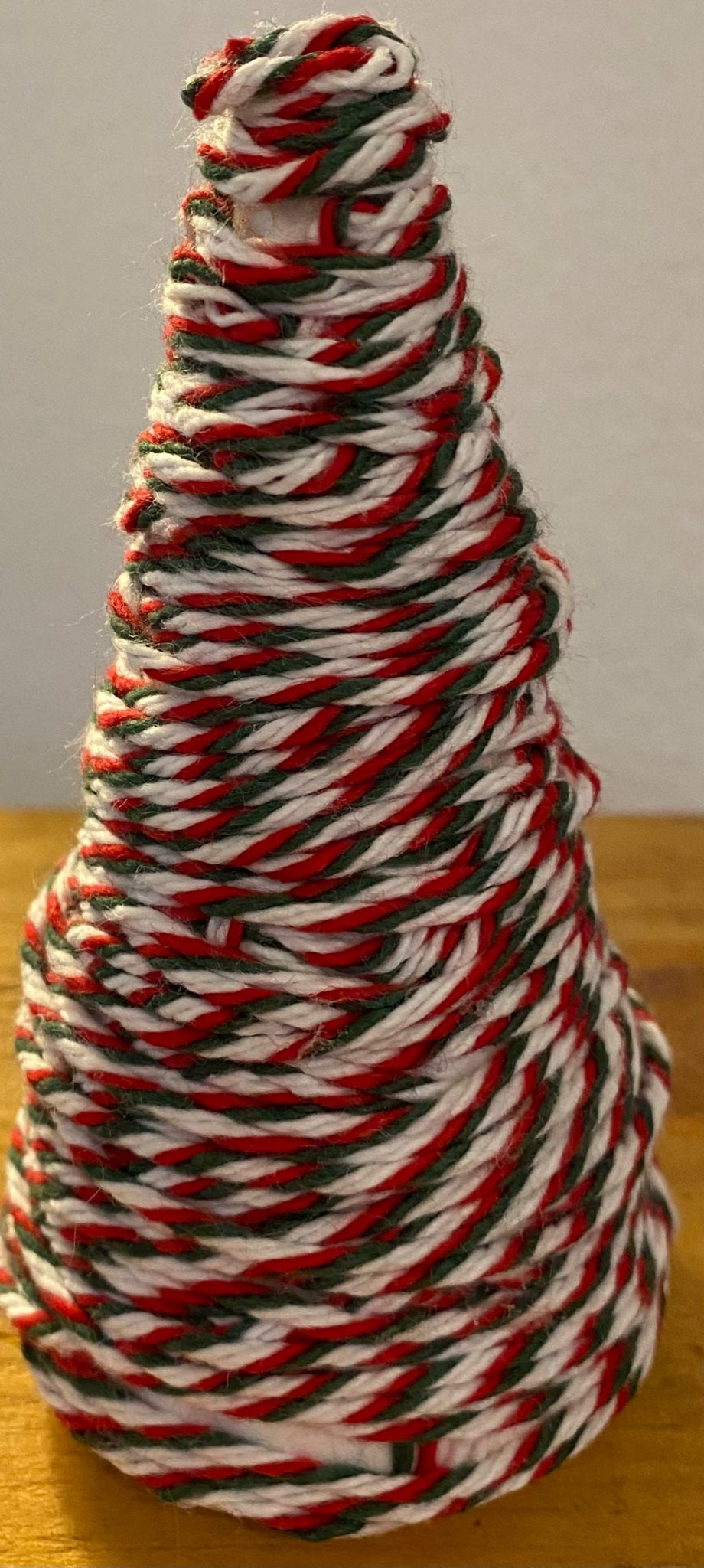 Small Yarn Christmas Tree Green Multi - 1