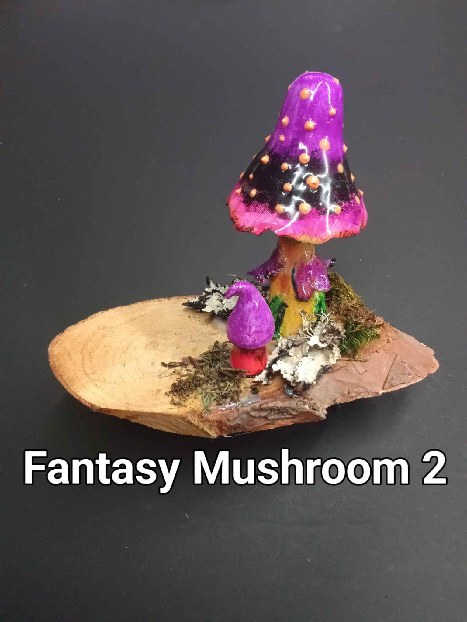 Fantasy Mushroom sculpture  - 4