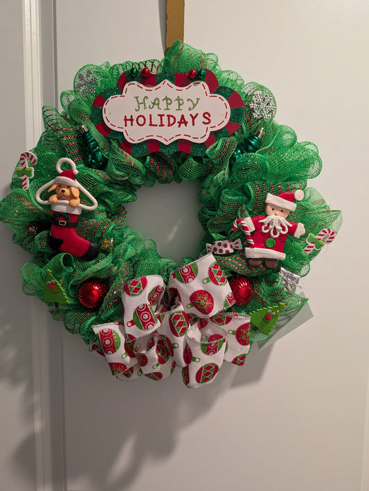 Xmas wreath for a dog house - 1