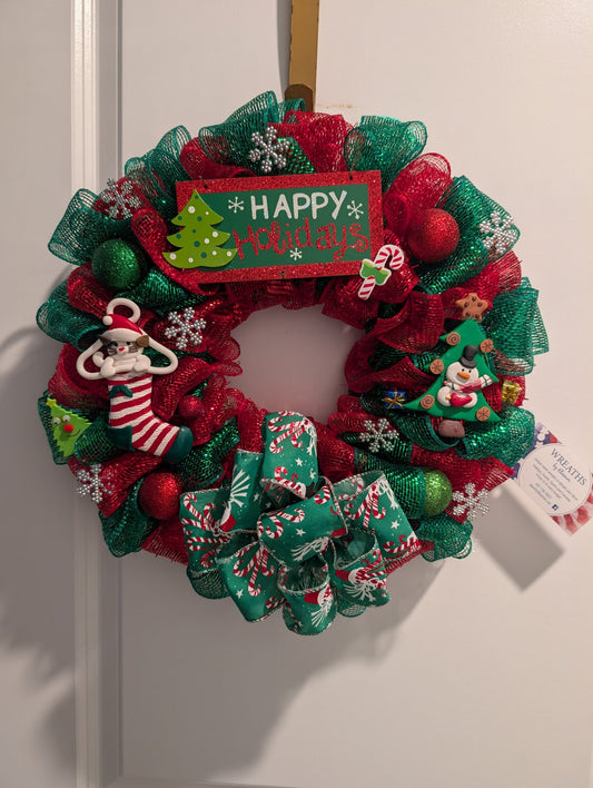 Xmas wreath for the cat house - 1