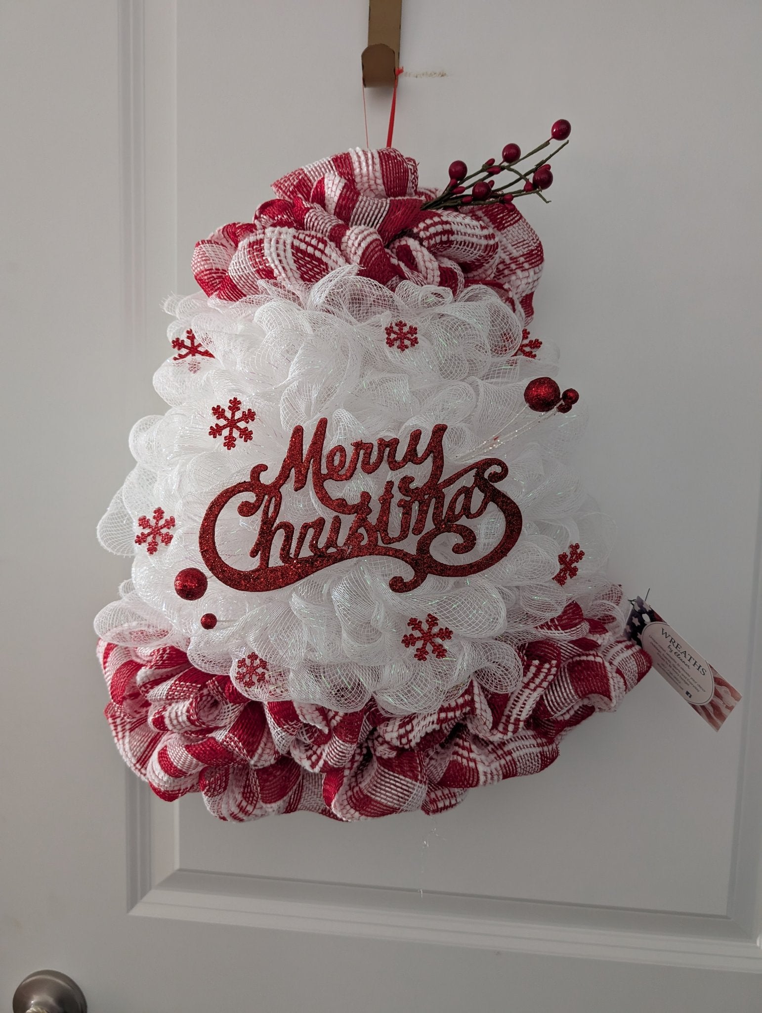 Santa Hat Wreath - 1