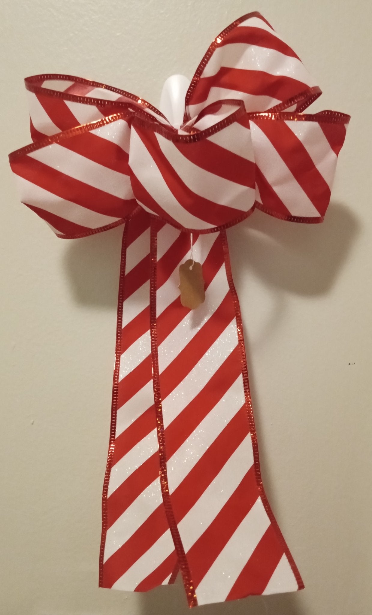 Cane stripe bow - 1