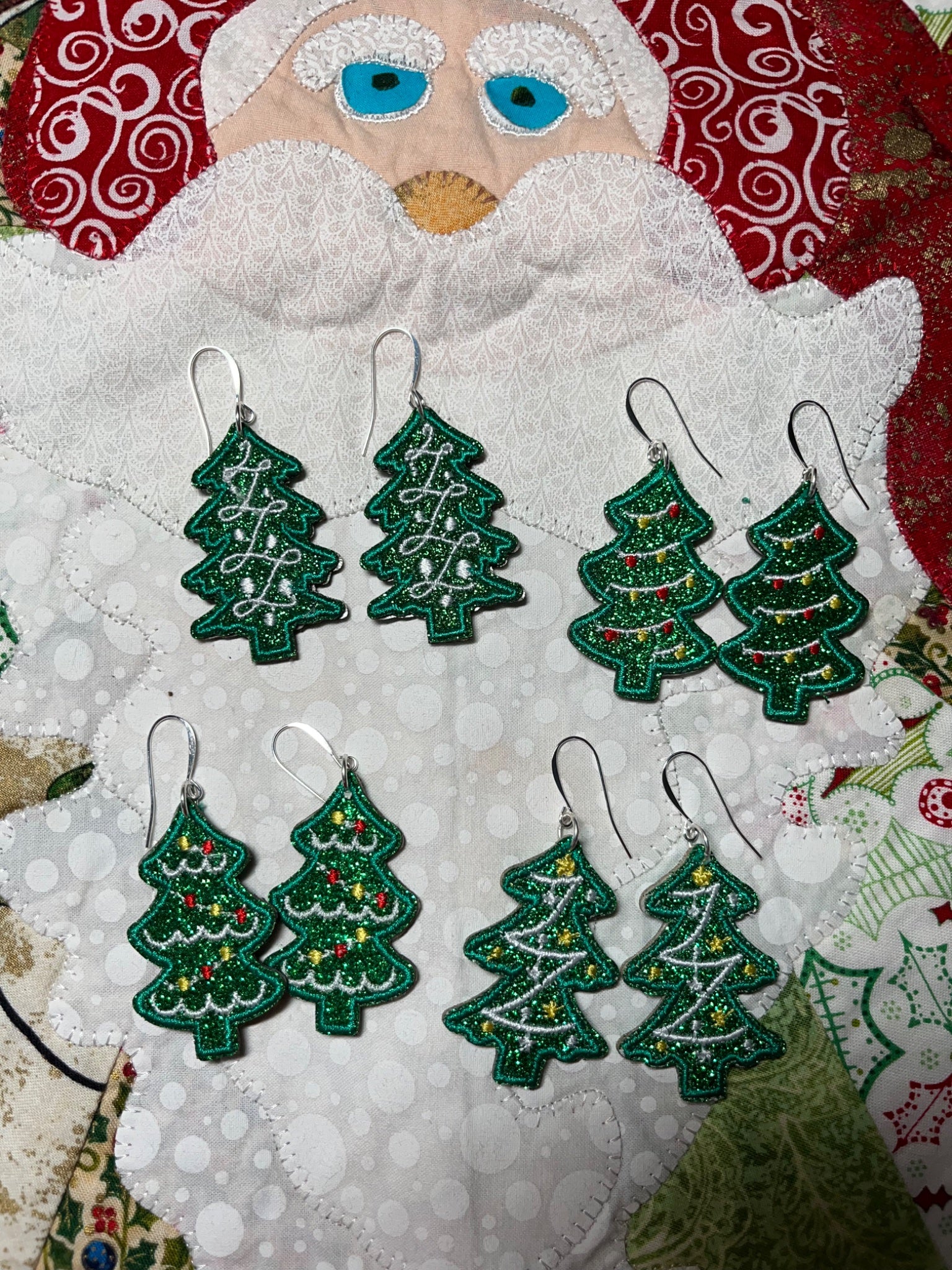 Christmas Tree Earrings  - 1