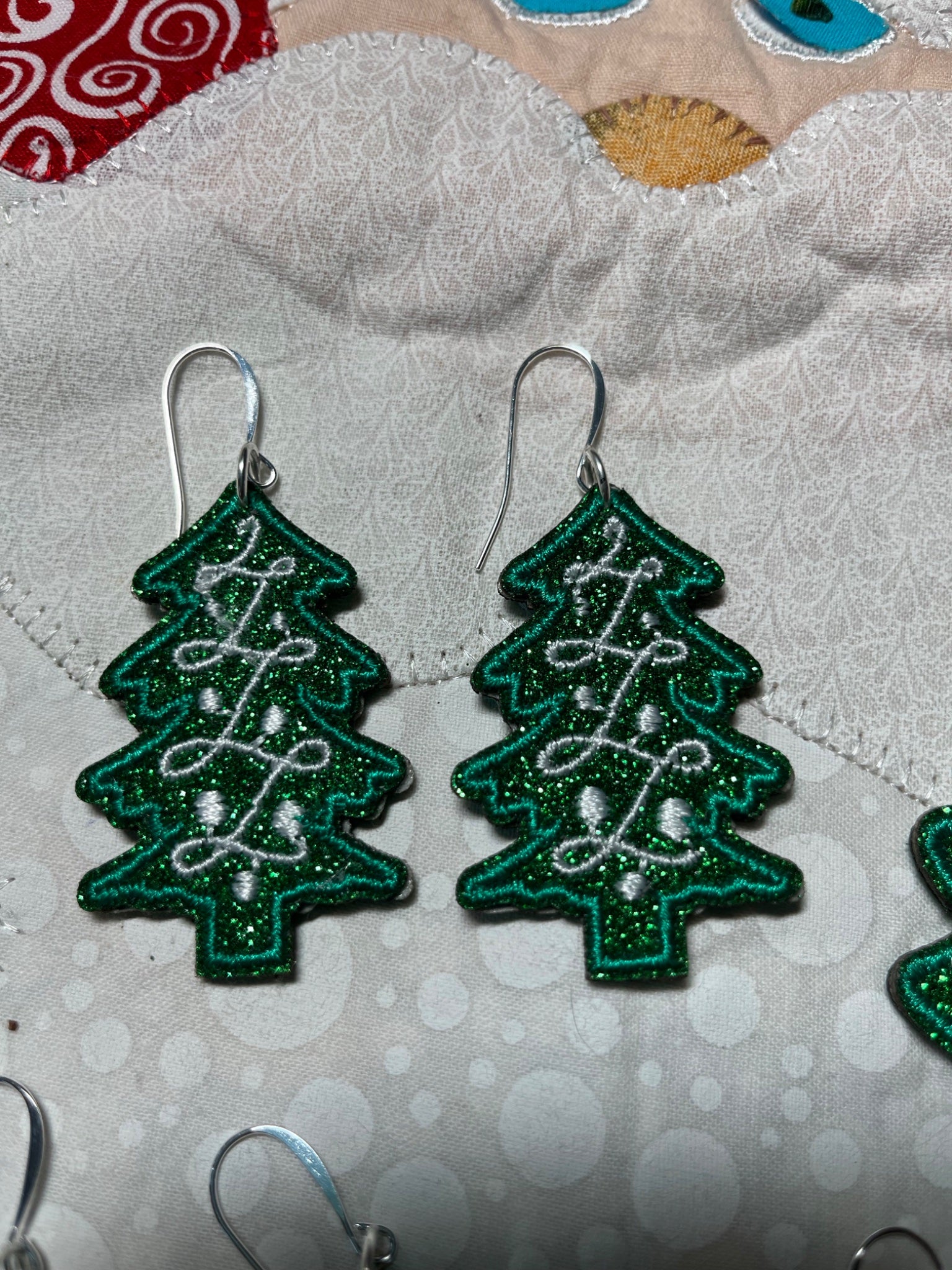 Christmas Tree Earrings  - 5