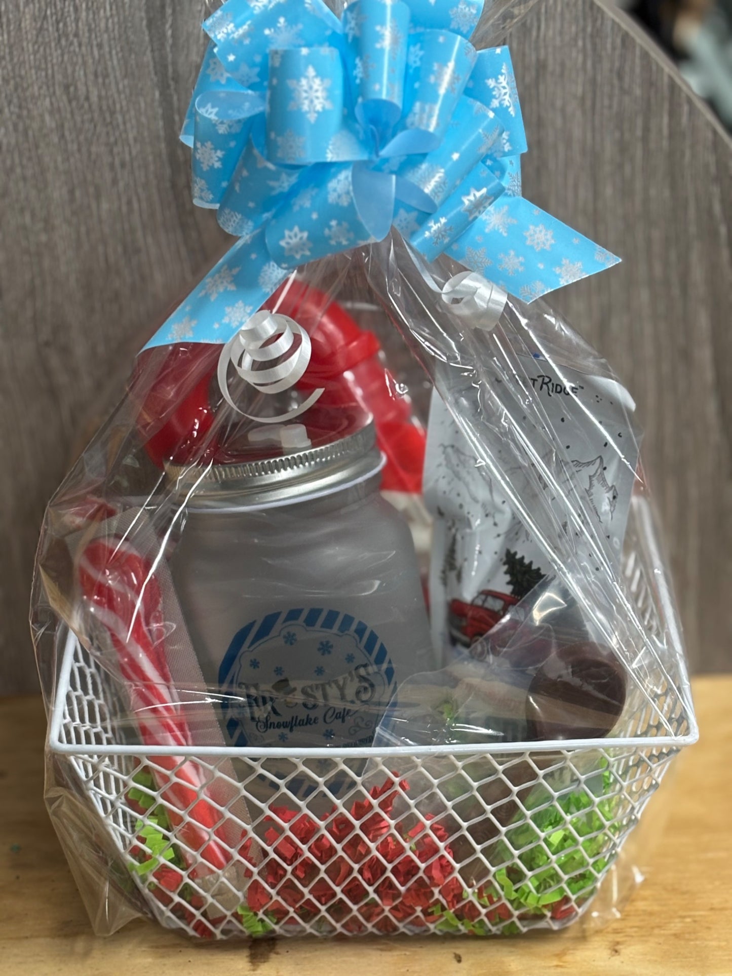 Mason Jar Glass Gift Set- Frosty’s Snowflake Cafe - 2